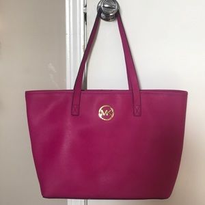 Pink tote MK bag